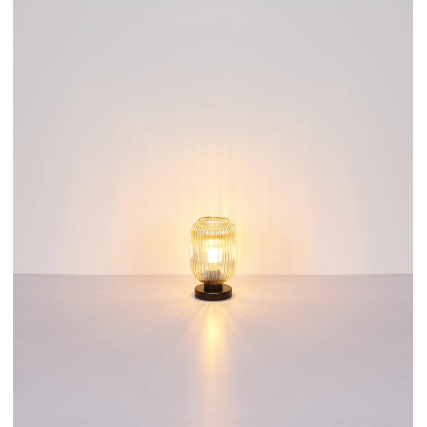 Globo - Stolní lampa 1xE27/40W/230V hnědá