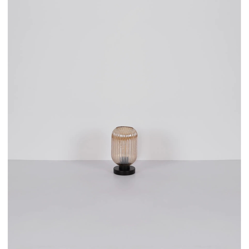 Globo - Stolní lampa 1xE27/40W/230V hnědá