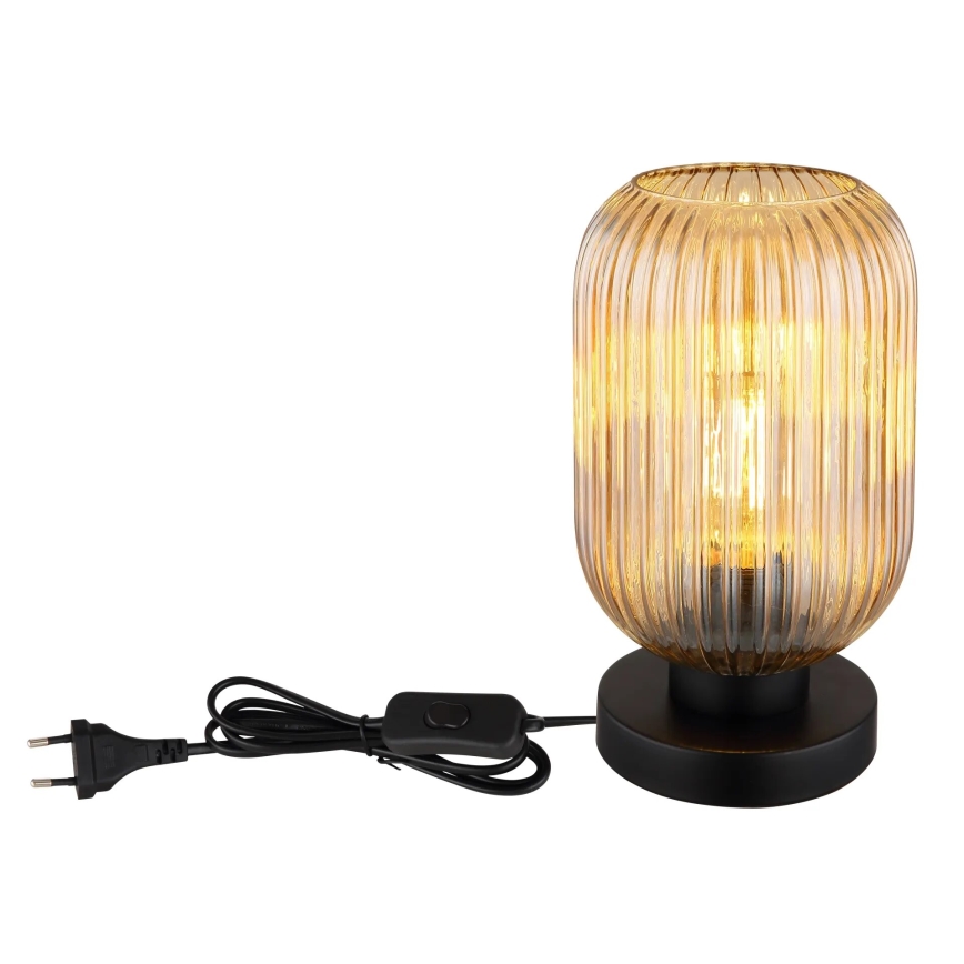 Globo - Stolní lampa 1xE27/40W/230V hnědá