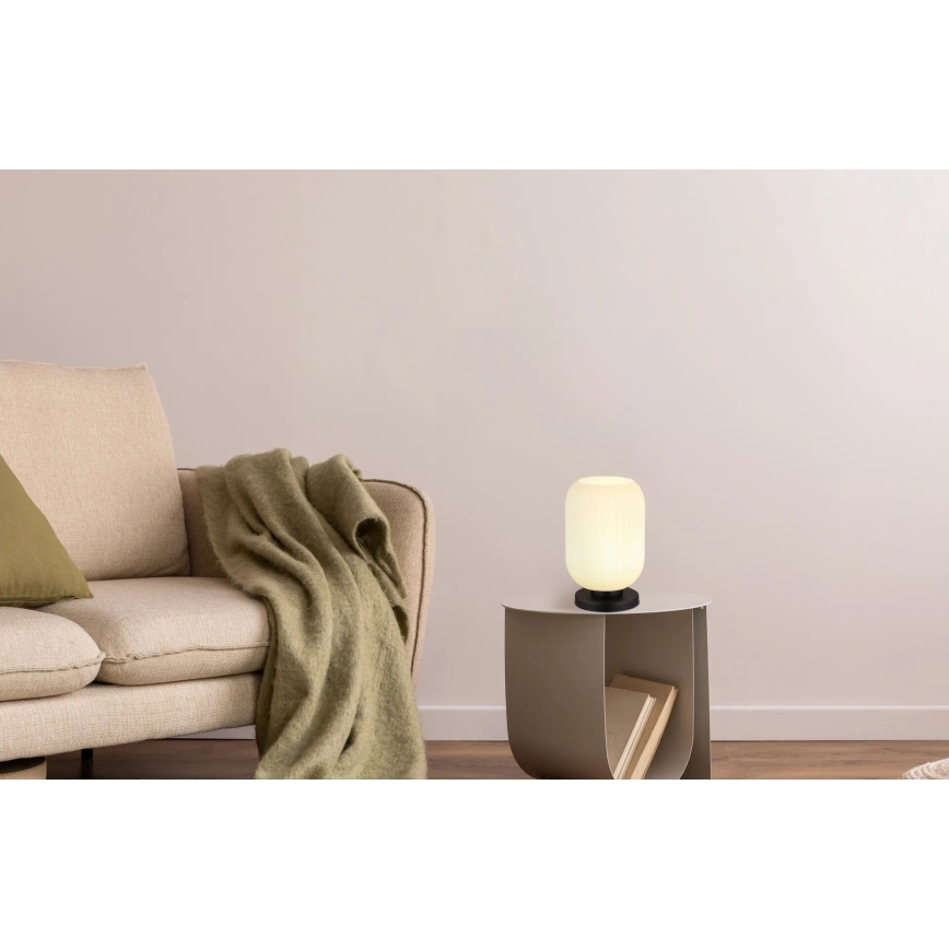 Globo - Stolní lampa 1xE27/40W/230V bílá