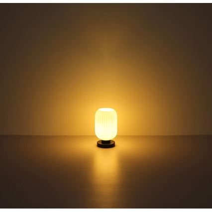 Globo - Stolní lampa 1xE27/40W/230V bílá