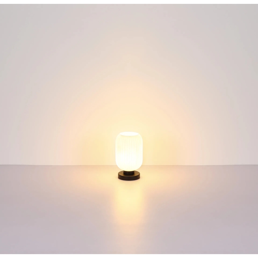 Globo - Stolní lampa 1xE27/40W/230V bílá