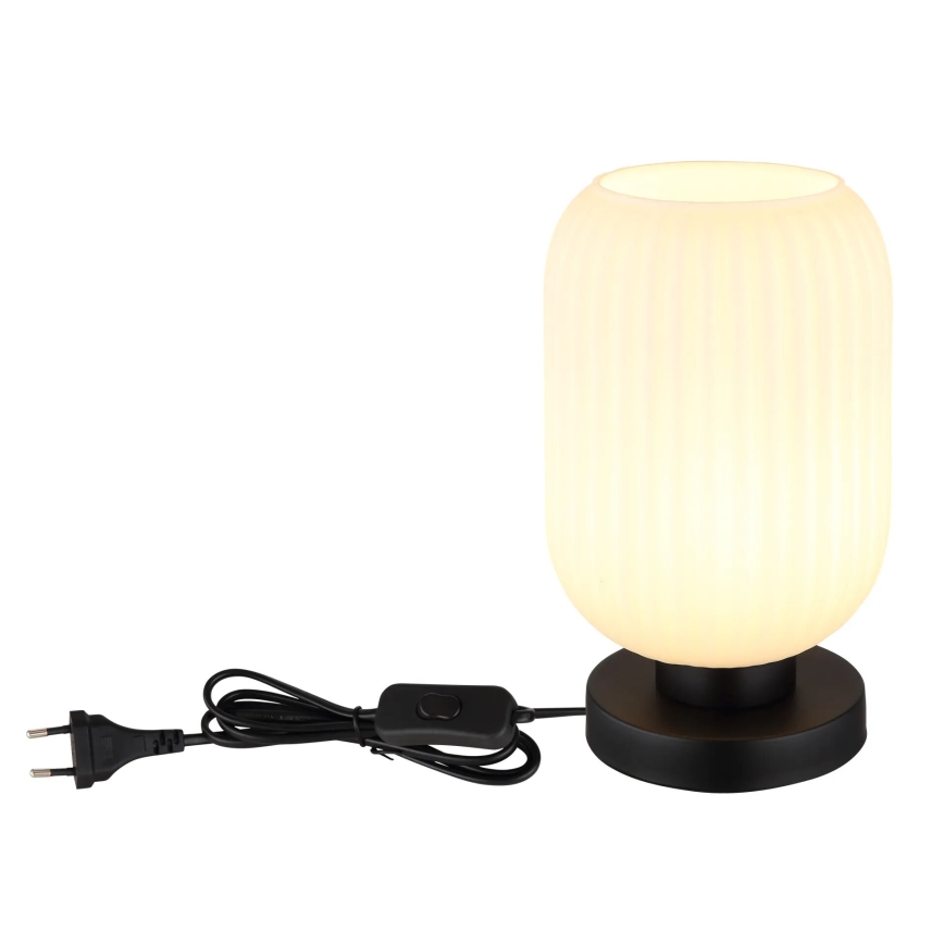 Globo - Stolní lampa 1xE27/40W/230V bílá