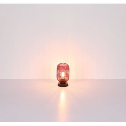 Globo - Stolní lampa 1xE27/40W/230V fialová