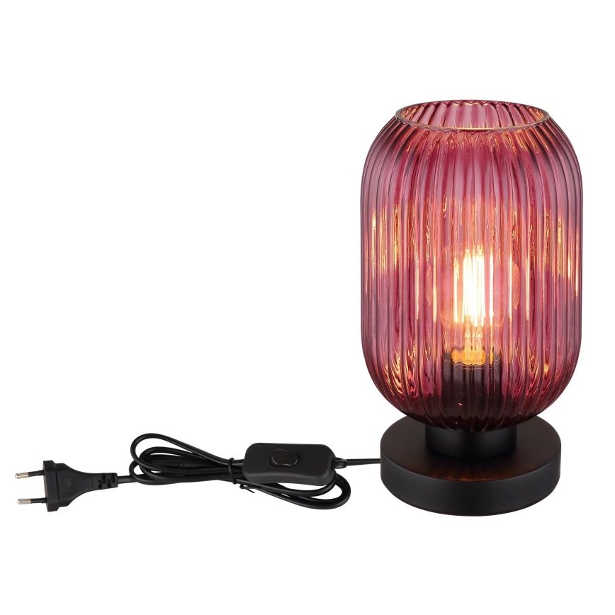Globo - Stolní lampa 1xE27/40W/230V fialová