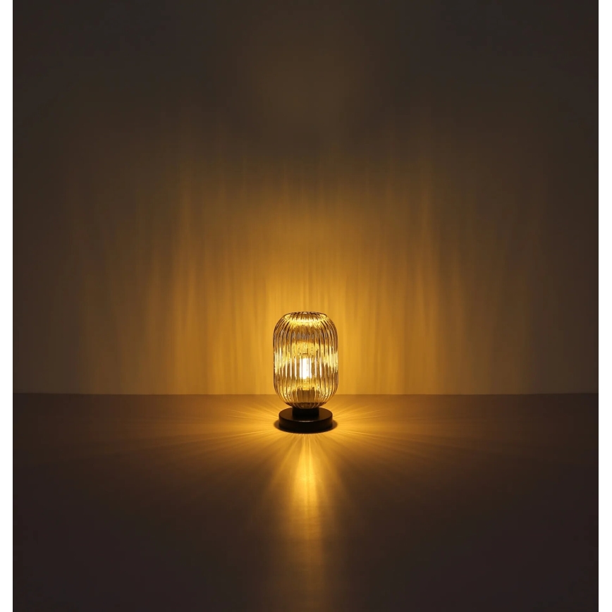 Globo - Stolní lampa 1xE27/40W/230V šedá