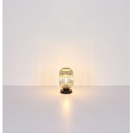 Globo - Stolní lampa 1xE27/40W/230V šedá
