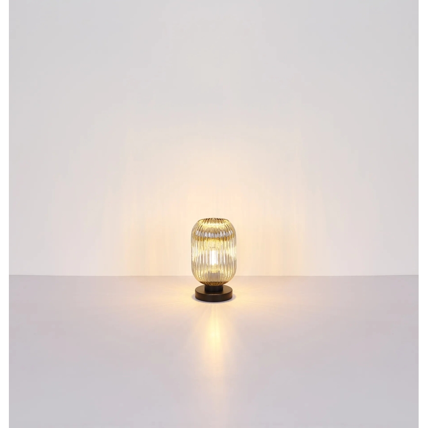 Globo - Stolní lampa 1xE27/40W/230V šedá