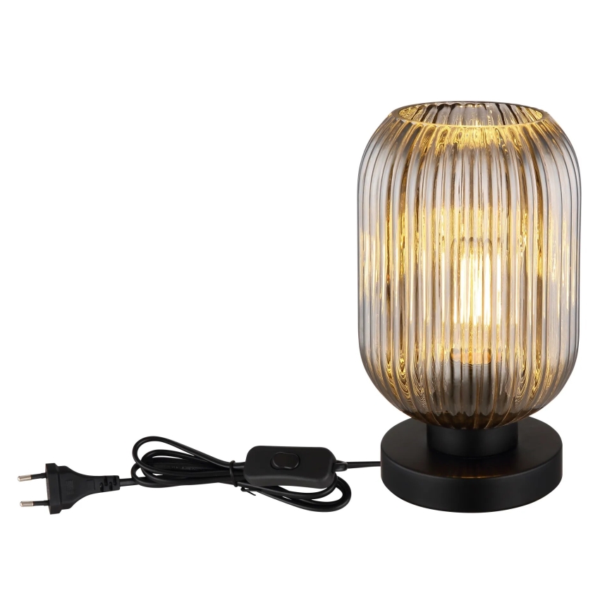 Globo - Stolní lampa 1xE27/40W/230V šedá