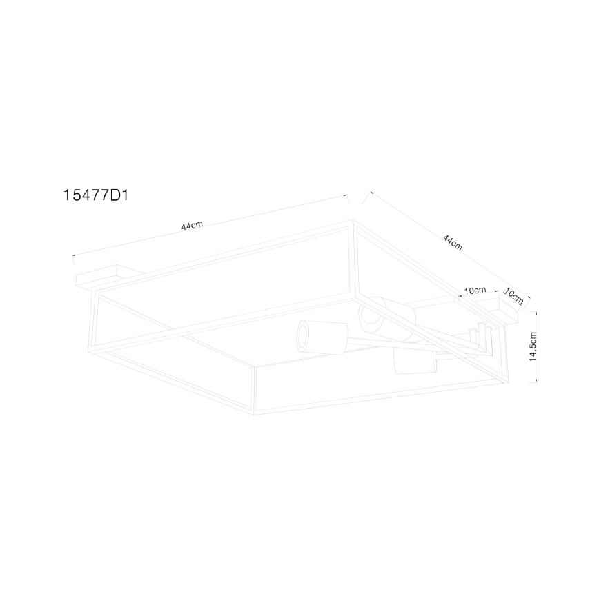Globo - Stropní svítidlo 3xE27/60W/230V