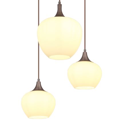 Globo - Lustr na lanku 6xE27/40W/230V bílá
