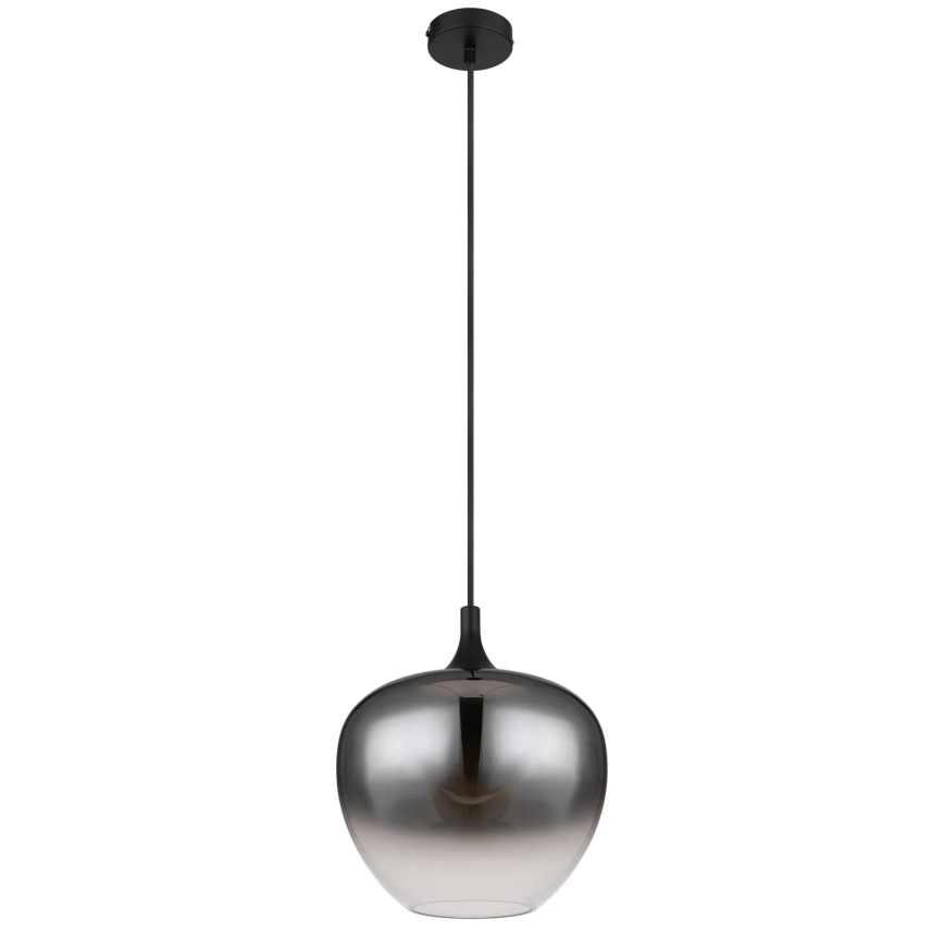 Globo - Lustr na lanku 1xE27/60W/230V pr. 29 cm černá
