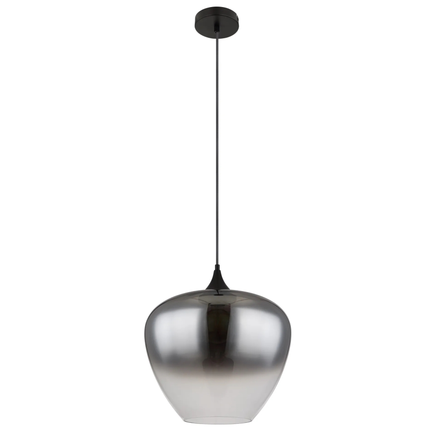 Globo - Lustr na lanku 1xE27/60W/230V pr. 40 cm černá