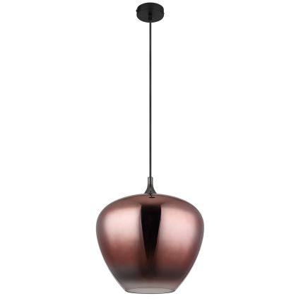 Globo - Lustr na lanku 1xE27/60W/230V pr. 40 cm měděná