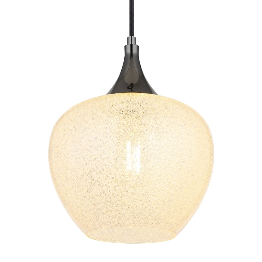 Globo - Lustr na lanku 1xE27/40W/230V pr. 24 cm bílá/antracit