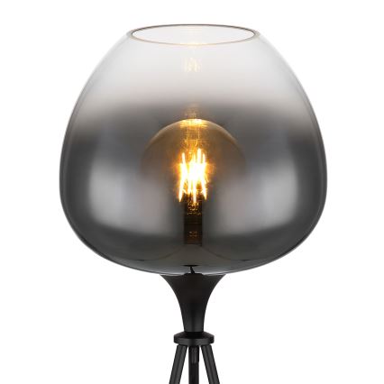 Globo - Stojací lampa 1xE27/60W/230V černá