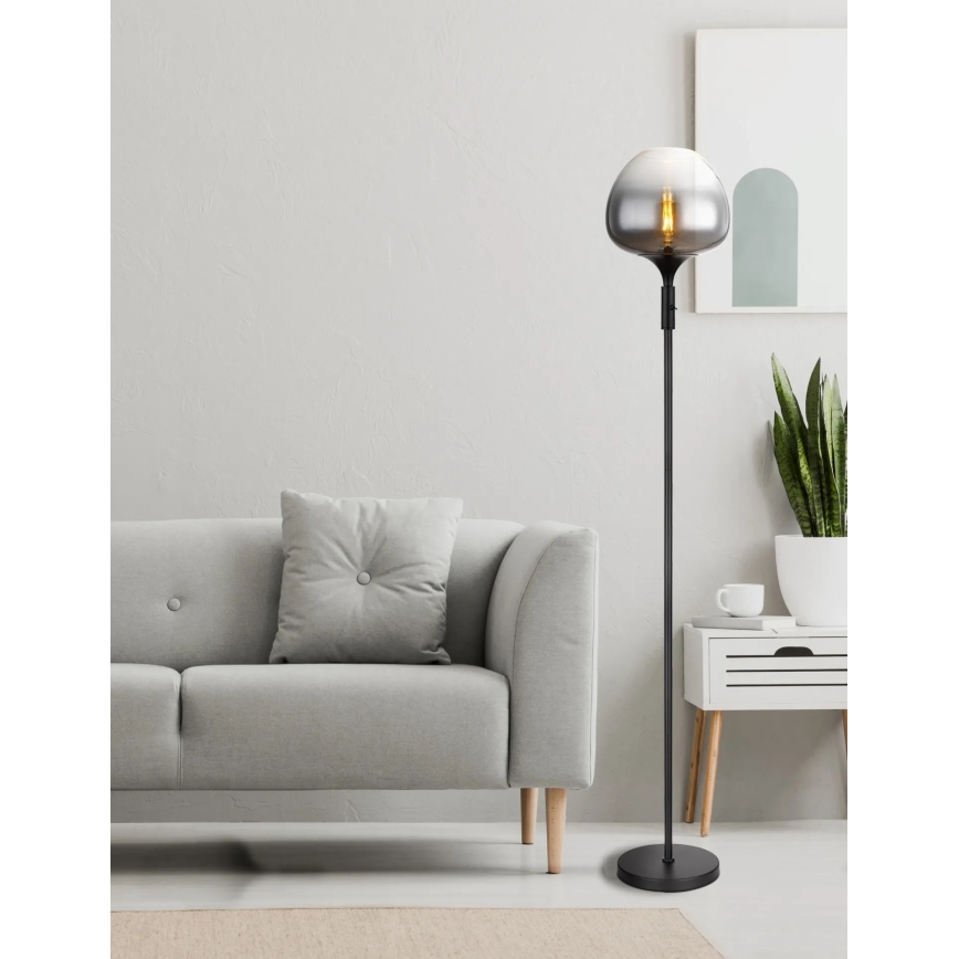 Globo - Stojací lampa 1xE27/40W/230V černá
