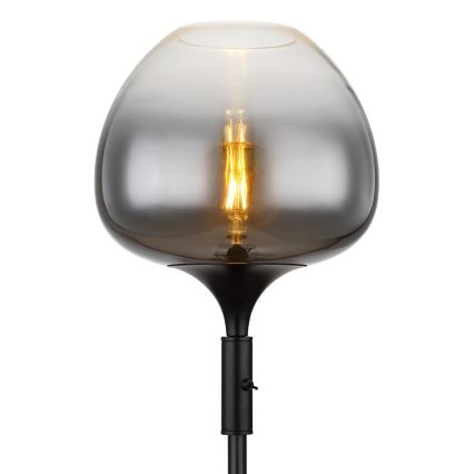 Globo - Stojací lampa 1xE27/40W/230V černá