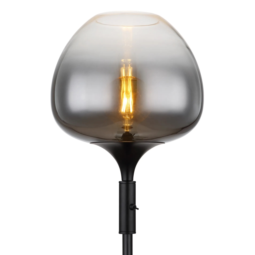 Globo - Stojací lampa 1xE27/40W/230V černá