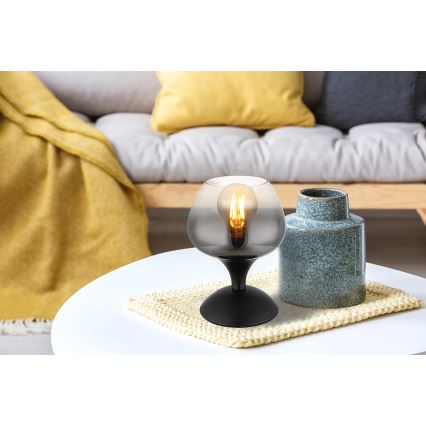 Globo - Stolní lampa 1xE27/40W/230V černá