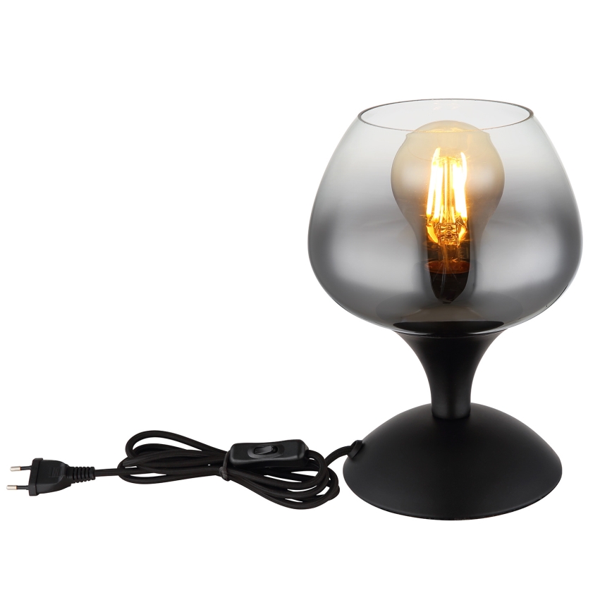 Globo - Stolní lampa 1xE27/40W/230V černá