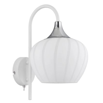 Globo - Nástěnná lampa 1xE27/40W/230V bílá