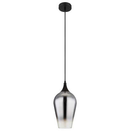 Globo - Lustr na lanku 1xE27/60W/230V pr. 18 cm černá
