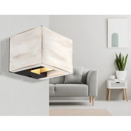 Globo - LED Nástěnné svítidlo LED/8W/230V krémová