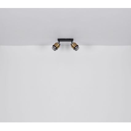 Globo - Bodové svítidlo 2xE27/40W/230V černá/mosaz