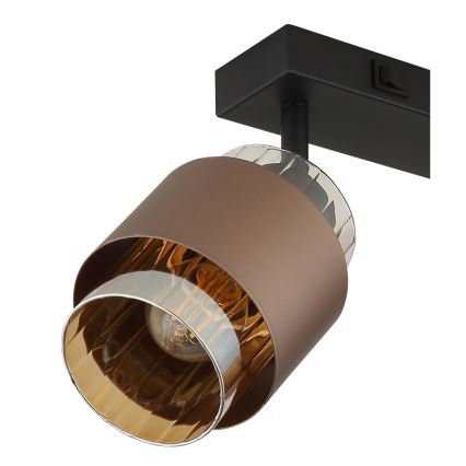 Globo - Bodové svítidlo 2xE27/40W/230V černá/bronzová