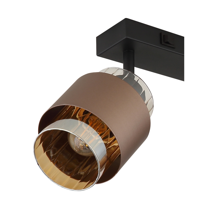 Globo - Bodové svítidlo 2xE27/40W/230V černá/bronzová