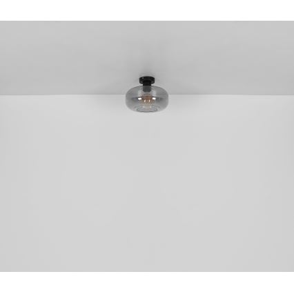 Globo - Přisazený lustr 1xE27/40W/230V pr. 28 cm šedá