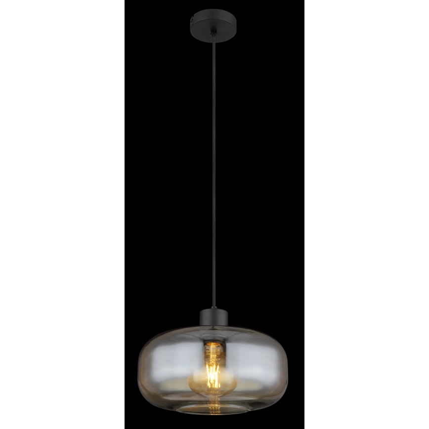 Globo - Lustr na lanku 1xE27/40W/230V pr. 28 cm čirá