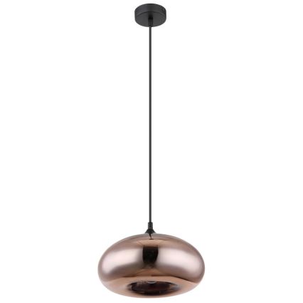 Globo - Lustr na lanku 1xE27/60W/230V měděná