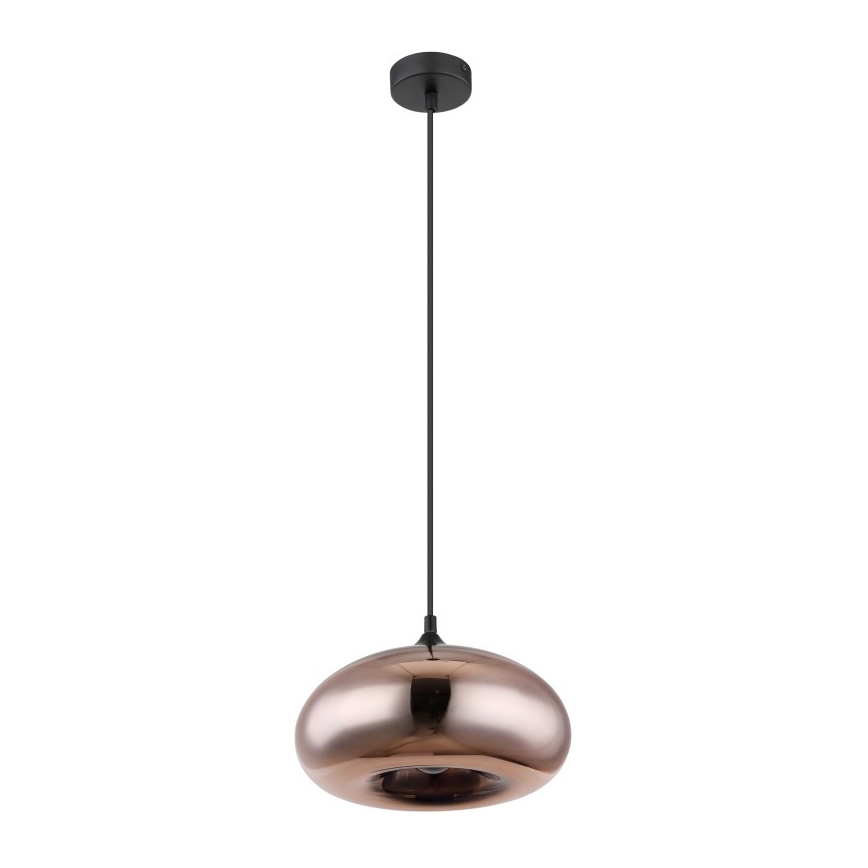 Globo - Lustr na lanku 1xE27/60W/230V měděná