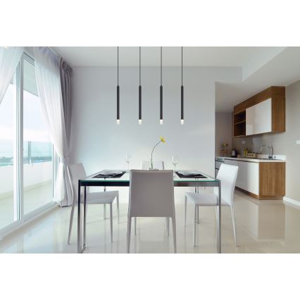 Globo - Lustr na lanku 4xG9/4W/230V černá