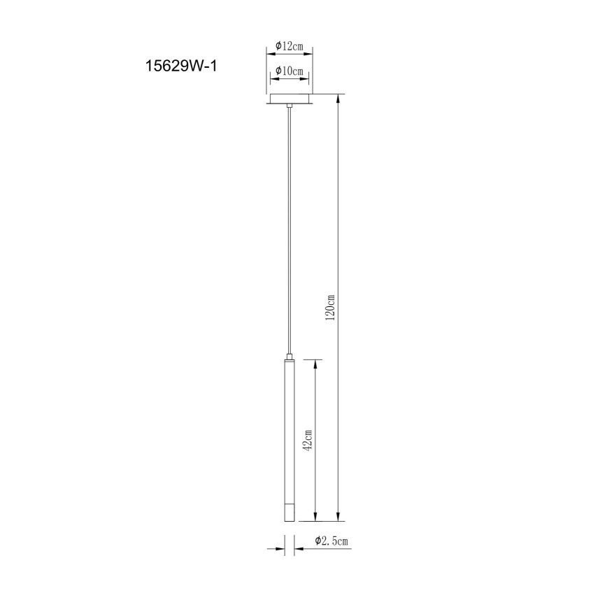 Globo - Lustr na lanku 1xG9/4W/230V pr. 12 cm