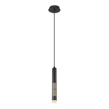 Globo 15630H - LED Lustr na lanku PENNY LED/12W/230V 3000K černá