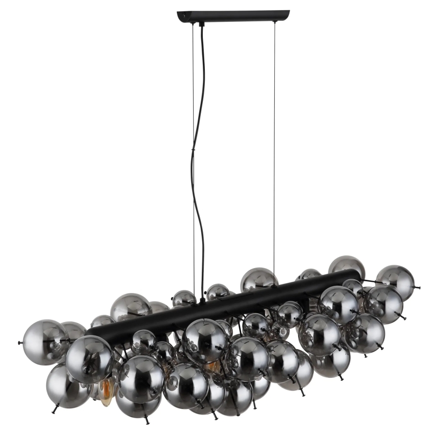 Globo - Lustr na lanku 6xE14/25W/230V černá