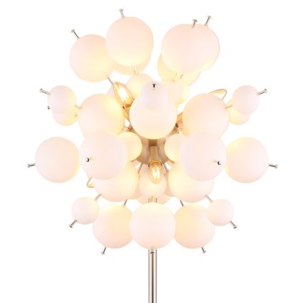 Globo - Stojací lampa 6xE14/25W/230V bílá