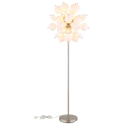 Globo - Stojací lampa 6xE14/25W/230V bílá