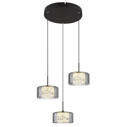 Globo - LED Lustr na lanku 3xLED/8W/230V