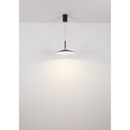Globo - LED Lustr na lanku LED/18W/230V 4000K černá