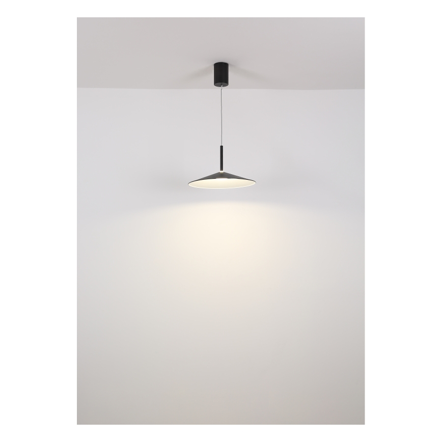 Globo - LED Lustr na lanku LED/18W/230V 4000K černá