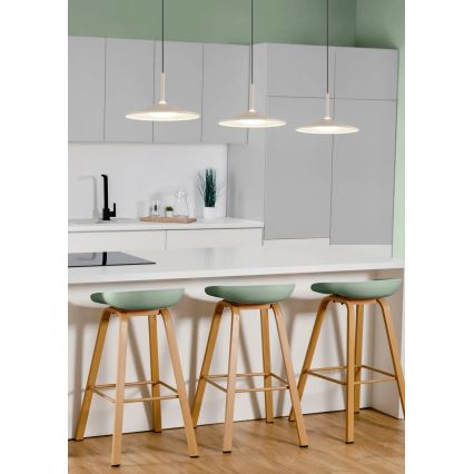 Globo - LED Lustr na lanku LED/24W/230V 4000K béžová