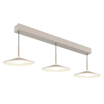 Globo - LED Lustr na lanku LED/24W/230V 4000K béžová
