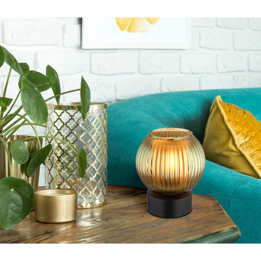 Globo - Stolní lampa 1xE27/25W/230V pr. 15 cm zelená