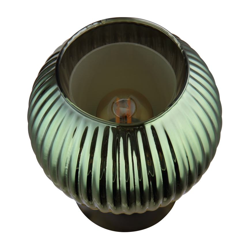 Globo - Stolní lampa 1xE27/25W/230V pr. 15 cm zelená