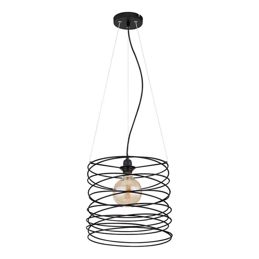 Globo 15640H - Lustr na lanku TILLY 1xE27/60W/230V černá