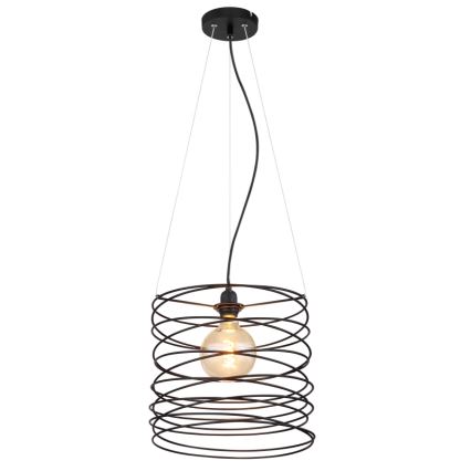 Globo 15640H - Lustr na lanku TILLY 1xE27/60W/230V černá